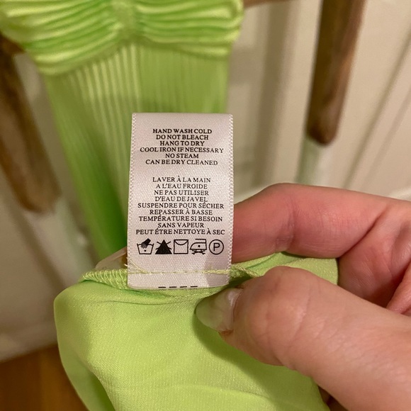 A.L.C. Aries Dress in Green Kick in Size 10 - Picture 8 of 10